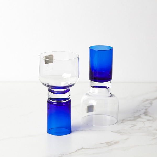 blue glass (each)